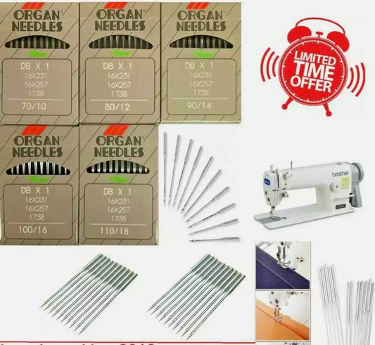 Organ Industrial Sewing Machine Needles 16X231 DBX1 1738 All Sizes 10 in Pkt