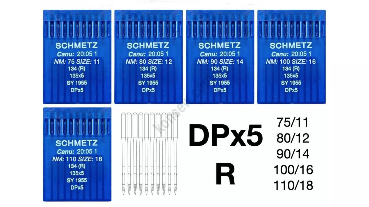 Schmetz Industrial Sewing Machine Needles DPx5 135x5 SY1955 All Sizes UK
