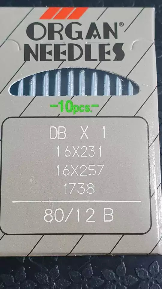 Organ Industrial Sewing Machine Needles 16X231 DBX1 1738 All Sizes 10 in Pkt